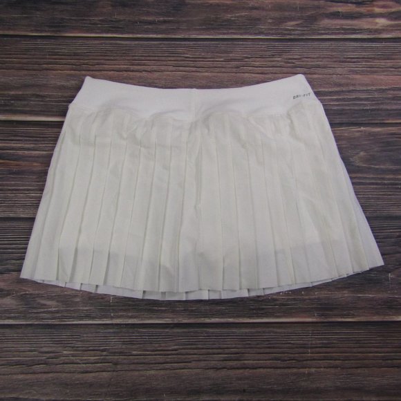 Nike Dri Fit NWT Large White Tennis Skort Skirt Athletic Sports - Picture 7 of 7